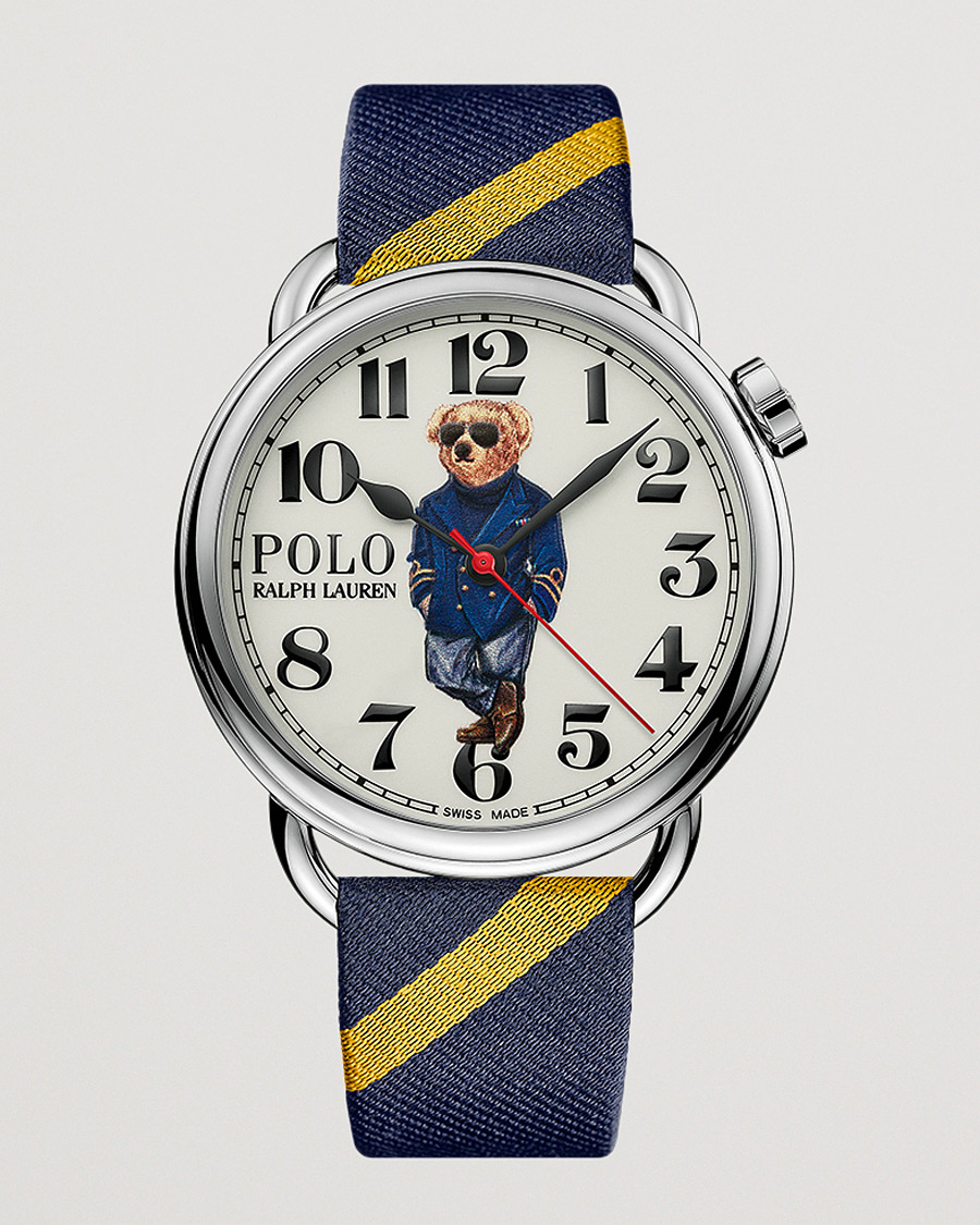 Herre | Polo Ralph Lauren 42mm Automatic Nautical Bear White Dial | Polo Ralph Lauren | 42mm Automatic Nautical Bear White Dial