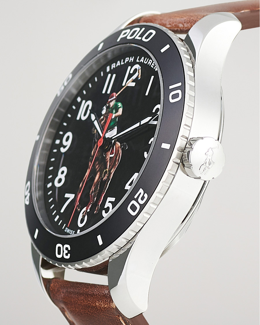 Herre | Polo Ralph Lauren 42mm Automatic Pony Player Black Dial | Polo Ralph Lauren | 42mm Automatic Pony Player Black Dial