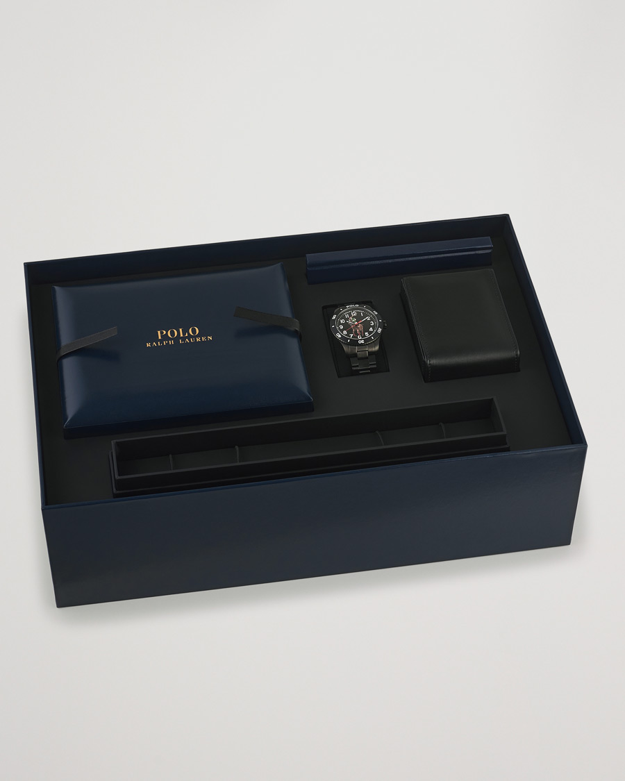 Herre | Polo Ralph Lauren 42mm Automatic Pony Player Black Dial | Polo Ralph Lauren | 42mm Automatic Pony Player Black Dial
