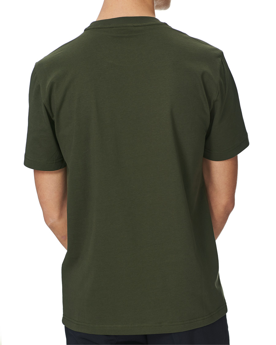 Herre | T-Shirts | Calvin Klein | Chest Logo Crew Neck Tee Dark Olive