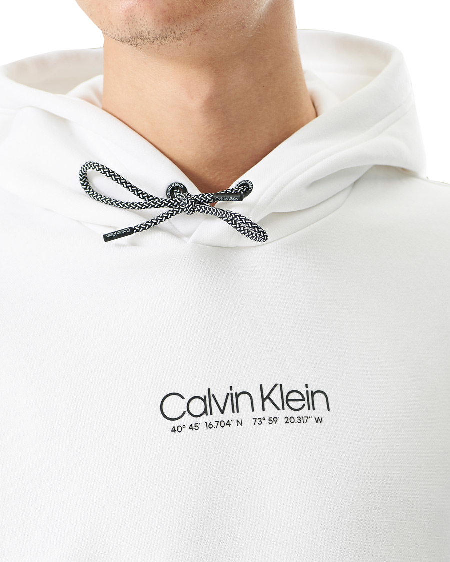 Herre | Gensere | Calvin Klein | Coordintaes Logo Hoodie White