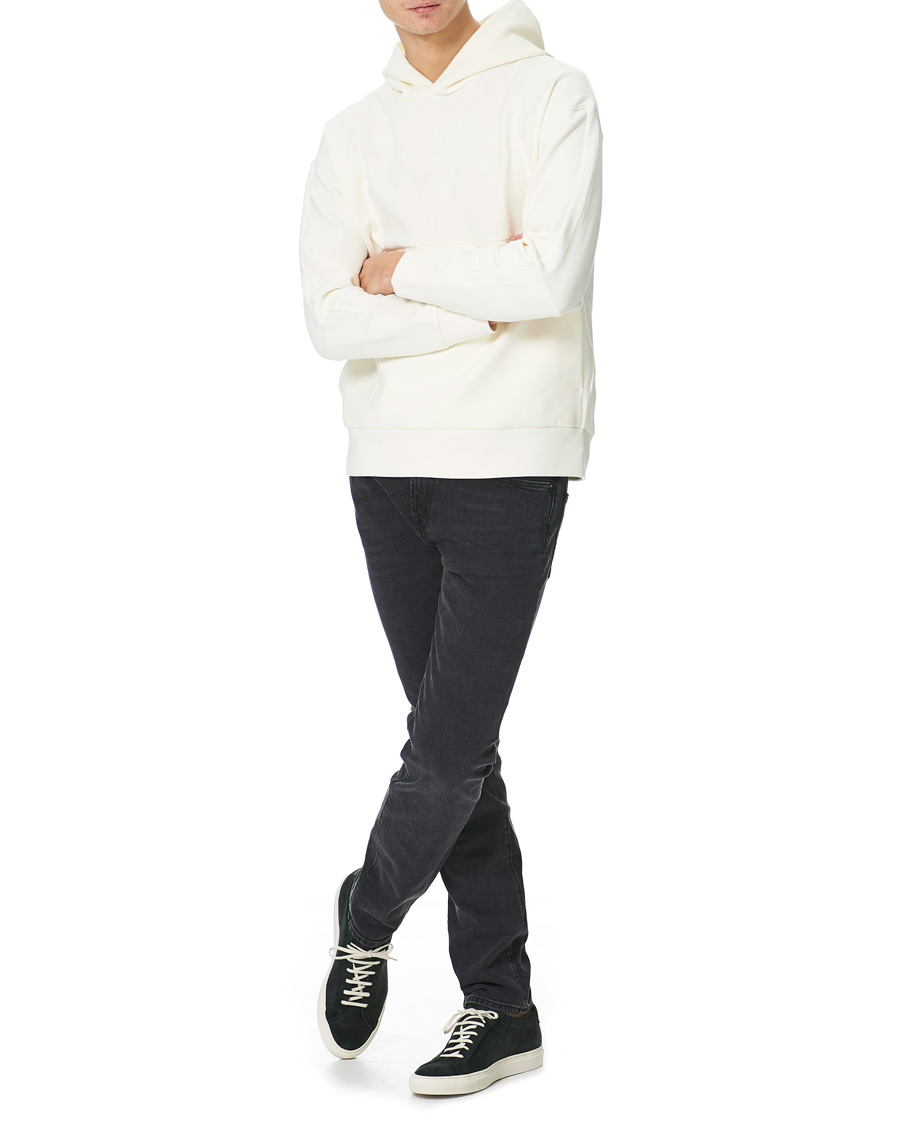 Herre | Gensere | Calvin Klein | Comfort Debossed Logo Hoodie White