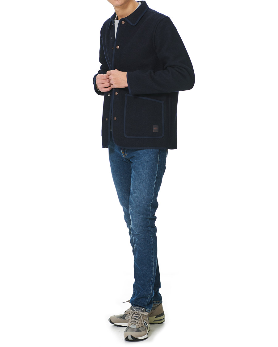 Herre | Jeans | Nudie Jeans | Lean Dean Stretch Jeans Ivy Navy