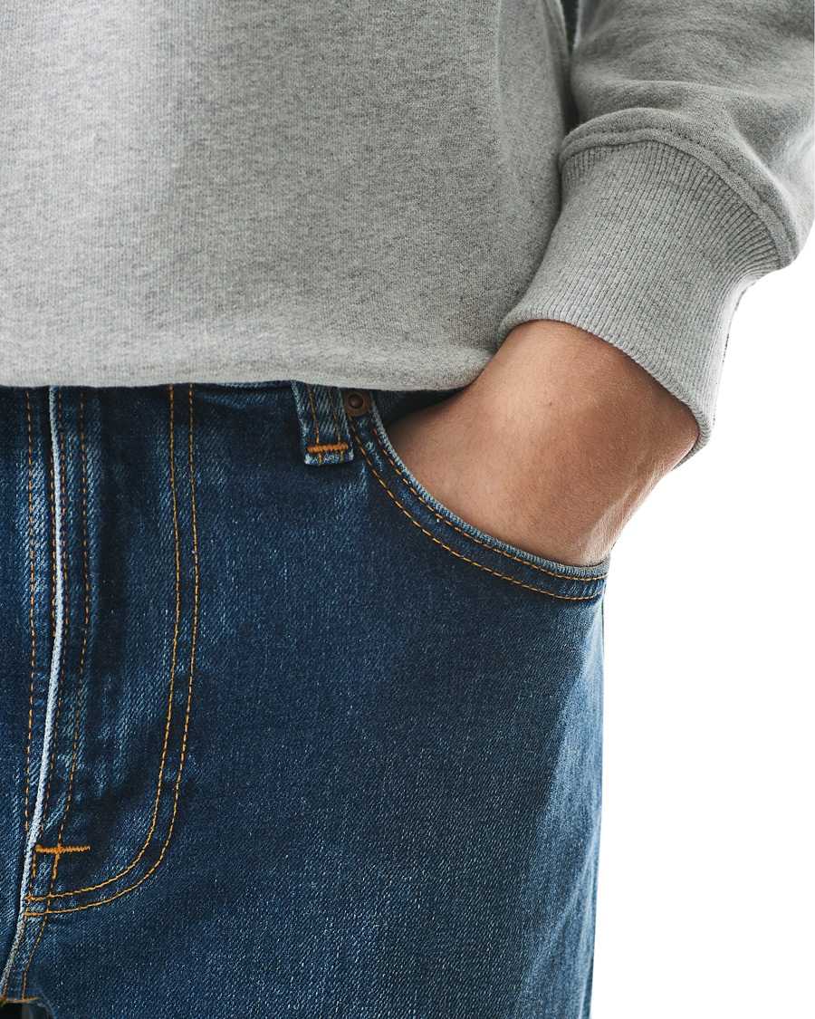 Herre | Jeans | Nudie Jeans | Lean Dean Stretch Jeans Ivy Navy