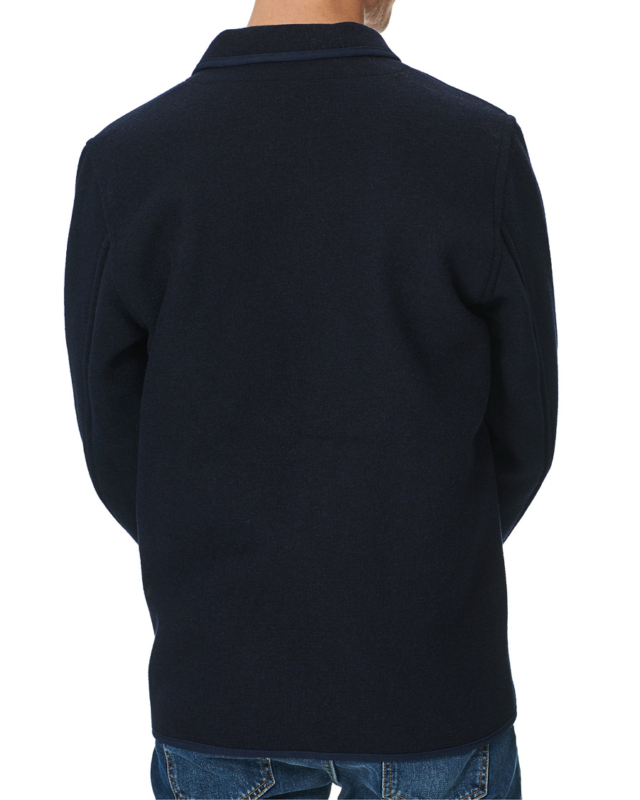 Herre | Jakker | Nudie Jeans | Fred Boiled Wool Jacket Navy