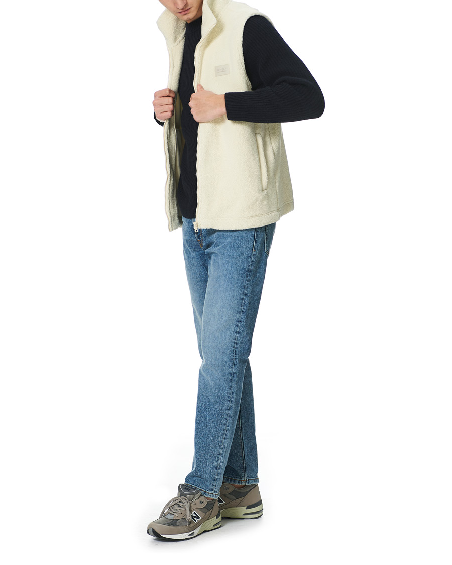 Herre | Gensere | NN07 | Nil Recycled Fleece Vest Ecru