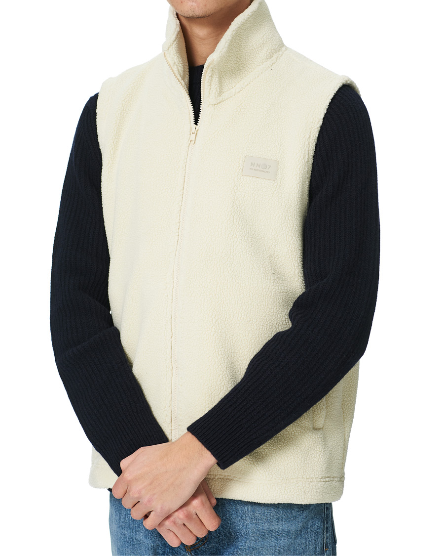 Herre | Gensere | NN07 | Nil Recycled Fleece Vest Ecru