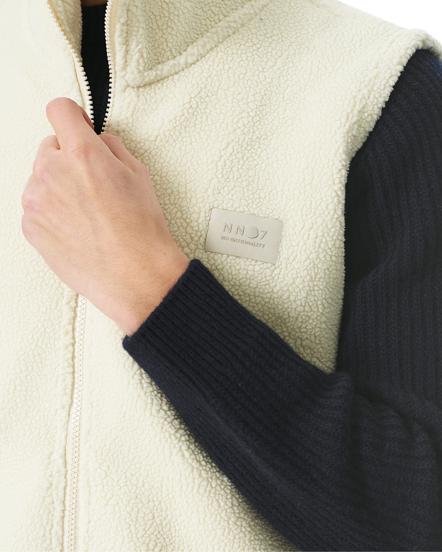 Herre | Gensere | NN07 | Nil Recycled Fleece Vest Ecru