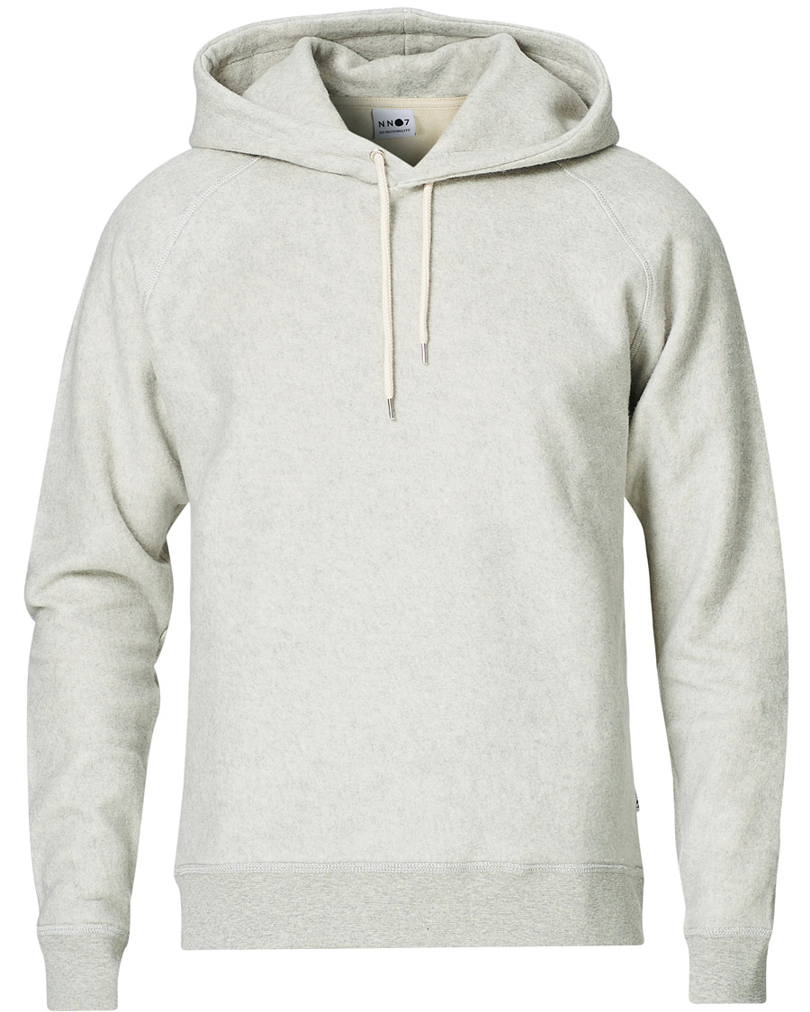 Herre | Gensere | NN07 | Elliot Cotton Fleece Hood Light Grey
