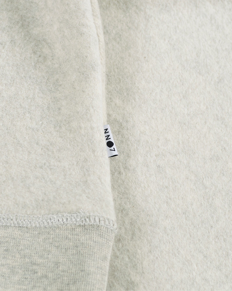 Herre | Gensere | NN07 | Elliot Cotton Fleece Hood Light Grey