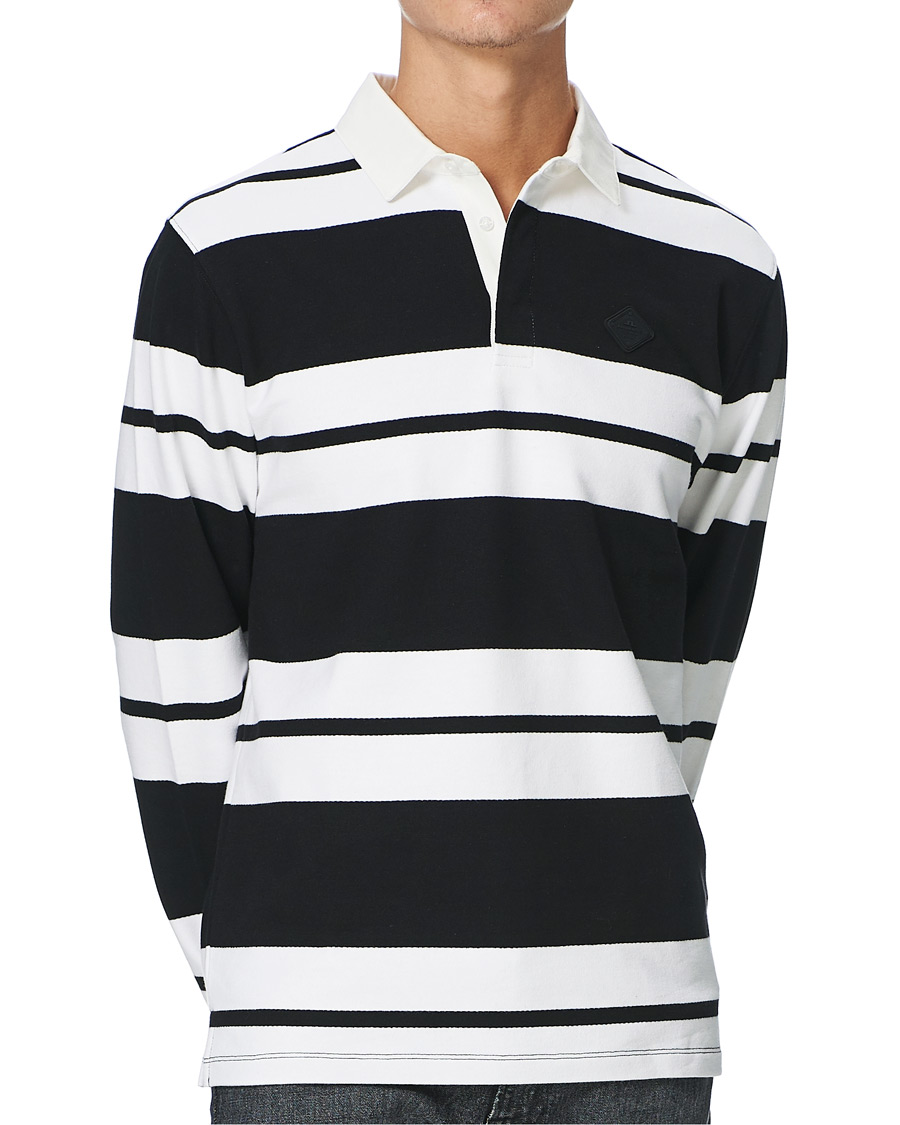 Herre | Gensere | J.Lindeberg | Reed Cotton Rugby Shirt Black
