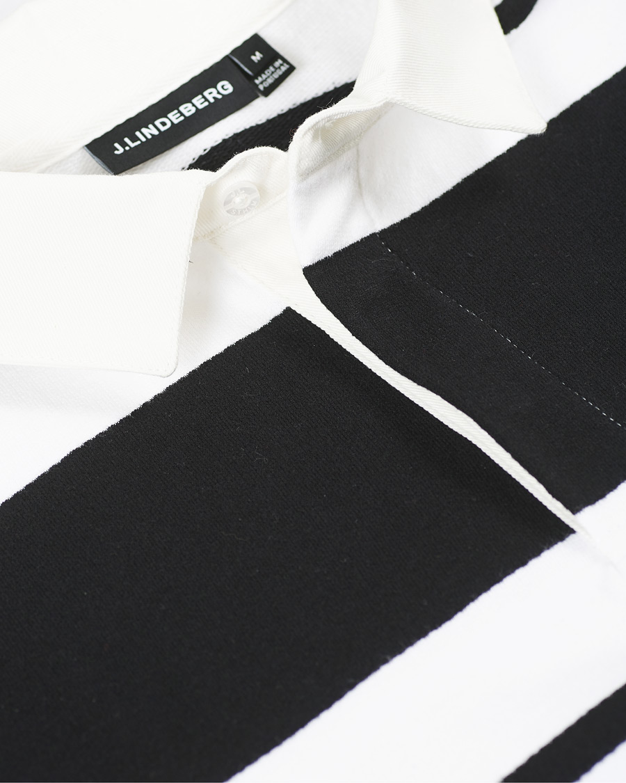 Herre | Gensere | J.Lindeberg | Reed Cotton Rugby Shirt Black