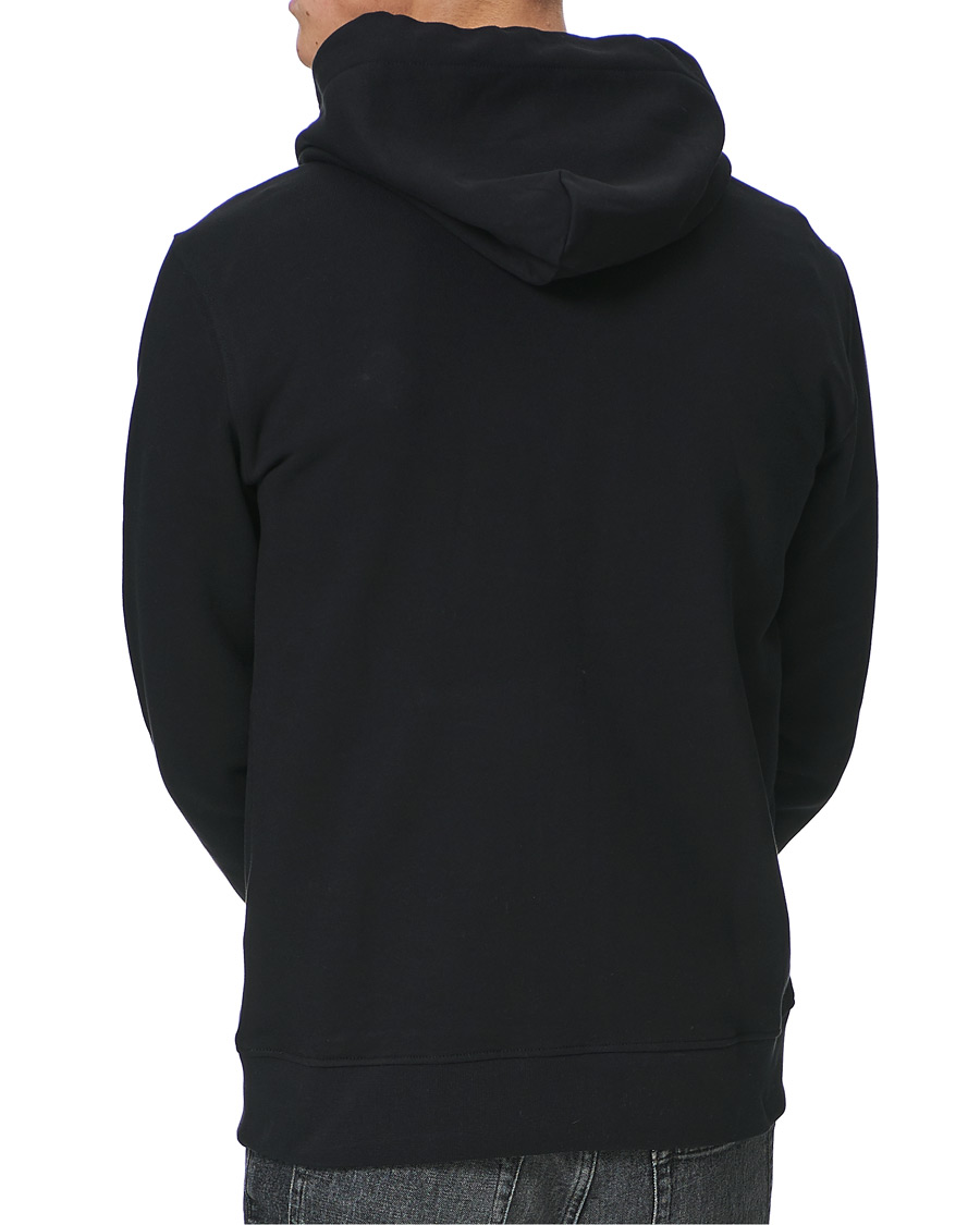 Herre | Gensere | J.Lindeberg | Throw Patch Cotton Hoodie Black
