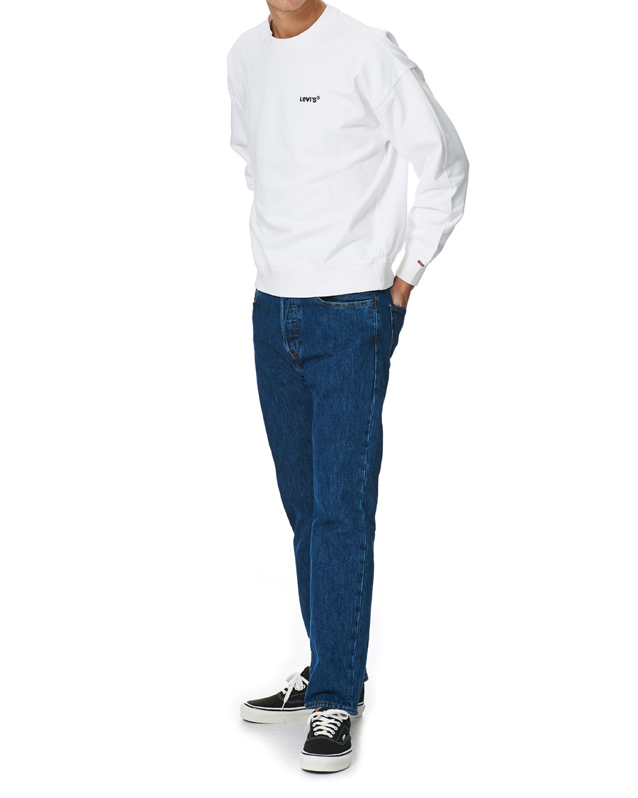 Herre | Gensere | Levi's | Red Tab Crew Neck Sweatshirt White