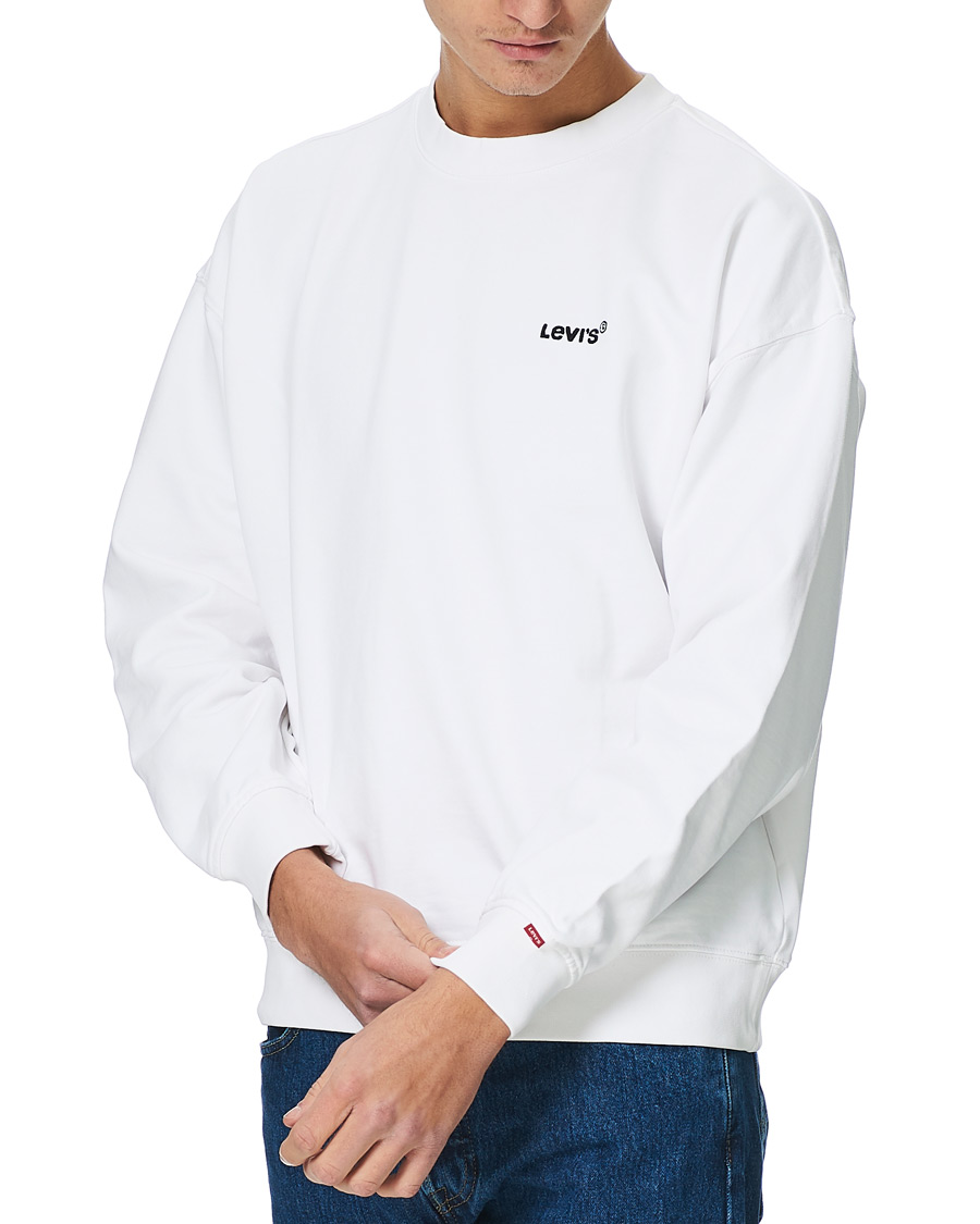 Herre | Gensere | Levi's | Red Tab Crew Neck Sweatshirt White