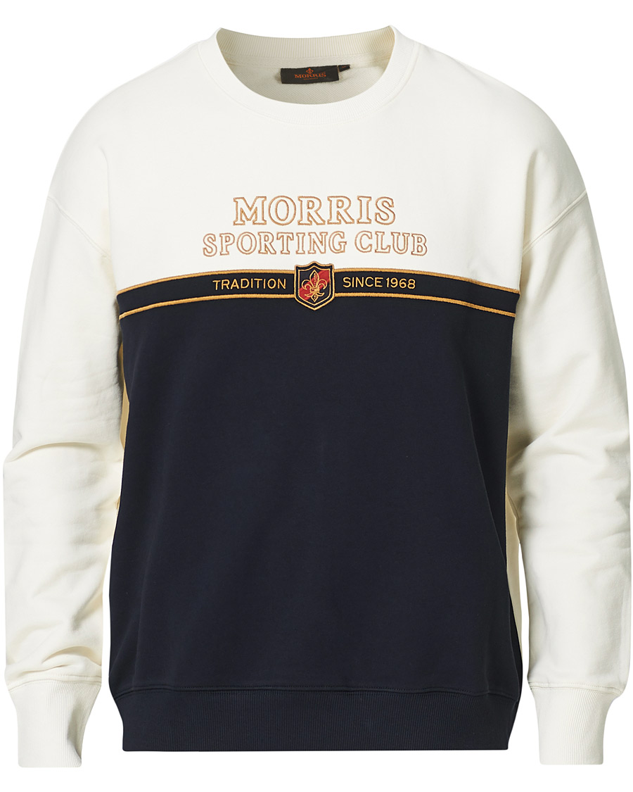 Herre | Gensere | Morris | Warwick Logo Sweatshirt Off White