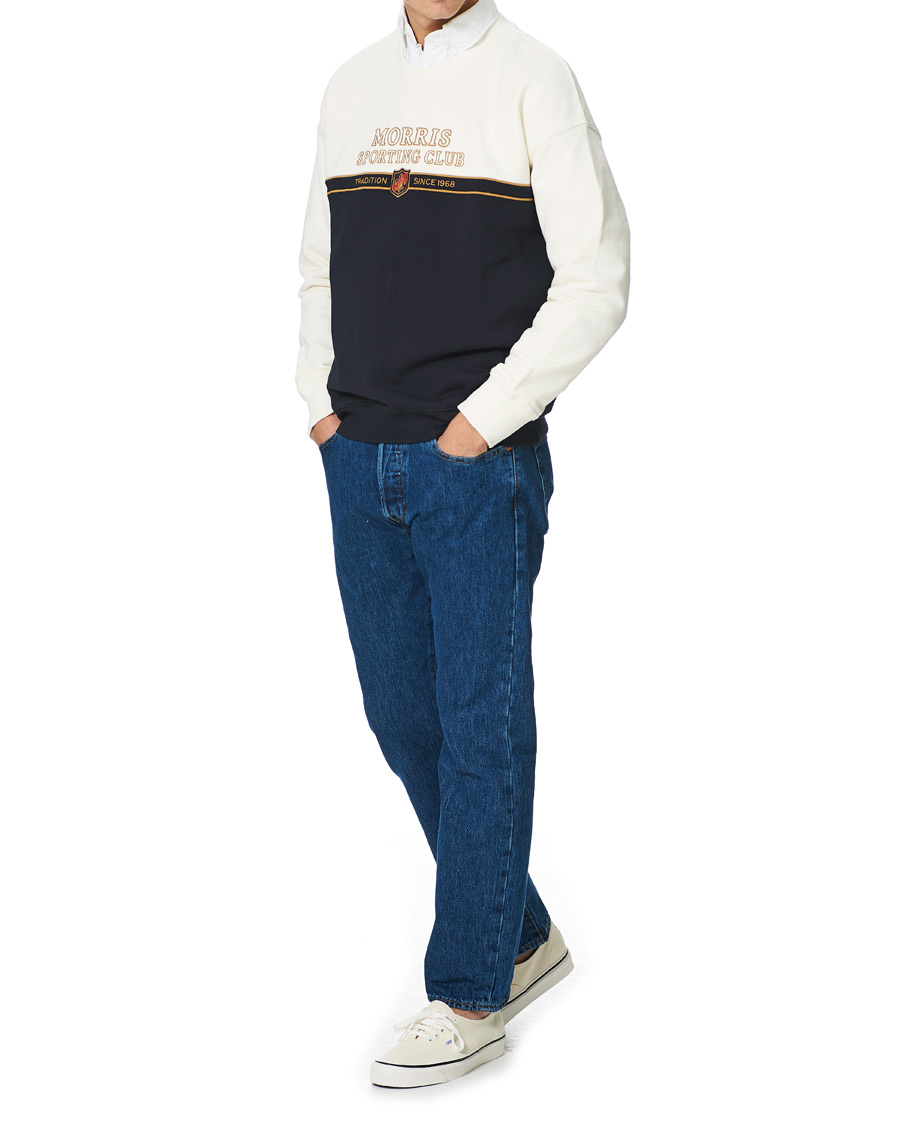 Herre | Gensere | Morris | Warwick Logo Sweatshirt Off White