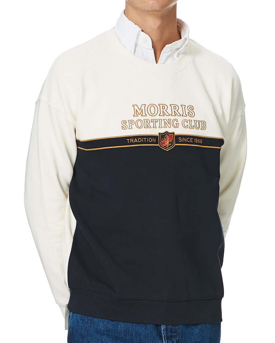 Herre | Gensere | Morris | Warwick Logo Sweatshirt Off White