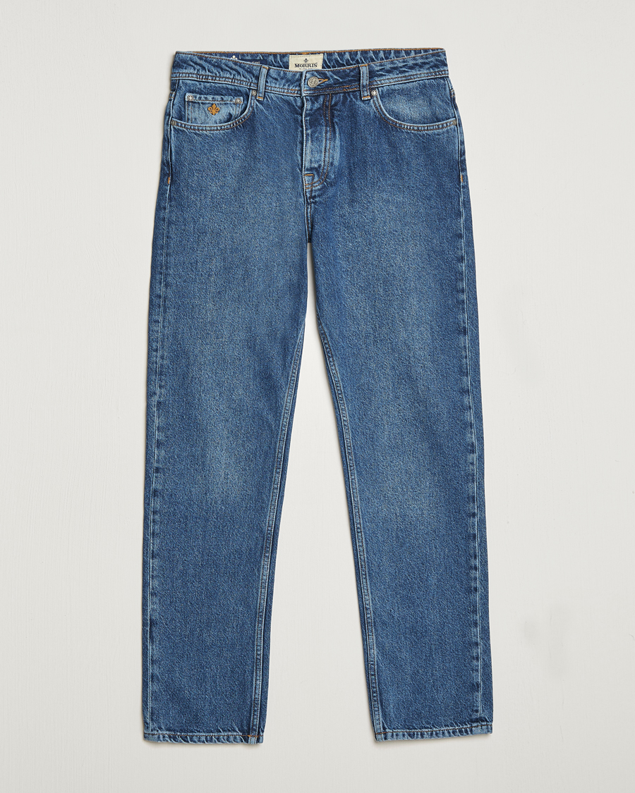 Herre | | Morris | Jermyn Cotton Jeans Blue