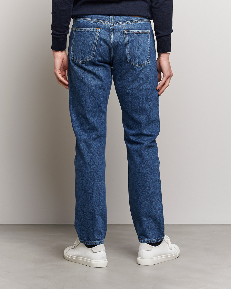 Herre | Jeans | Morris | Jermyn Cotton Jeans Blue