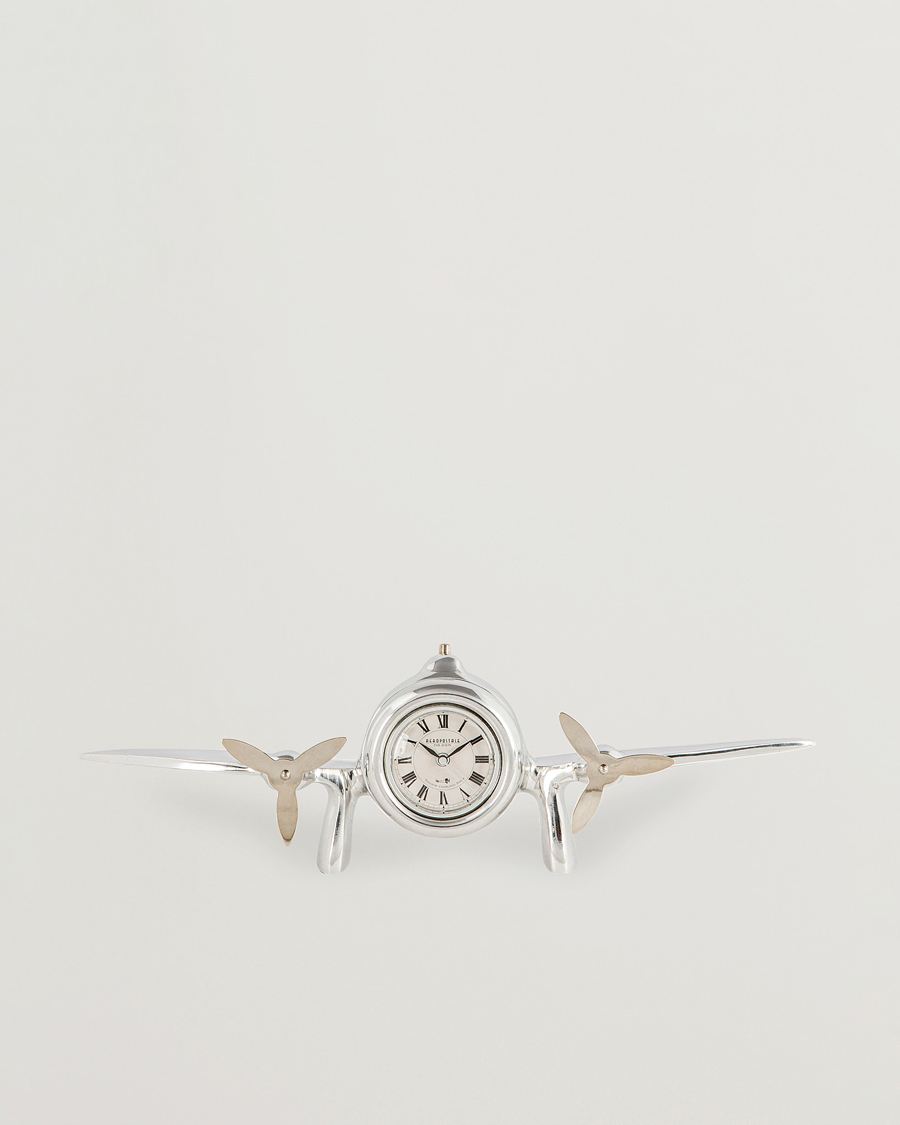Herre |  | Authentic Models | Art Deco Flight Clock Silver