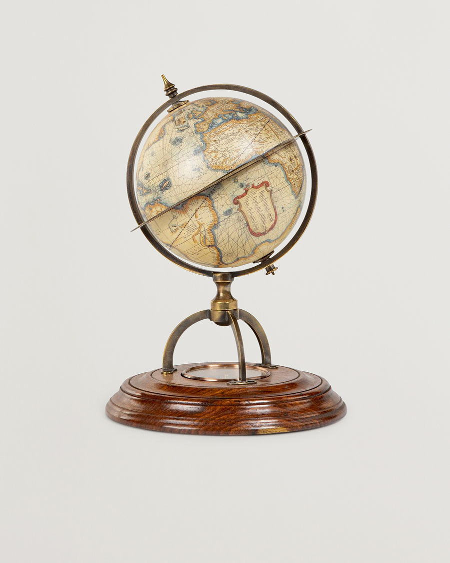 Herre | Pyntegjenstander | Authentic Models | Terrestrial Globe With Compass