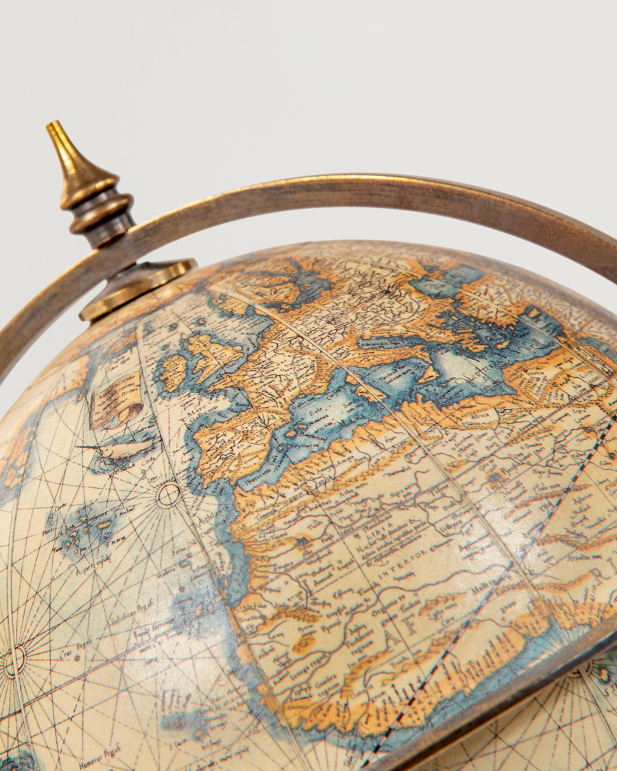 Herre | Pyntegjenstander | Authentic Models | Terrestrial Globe With Compass 