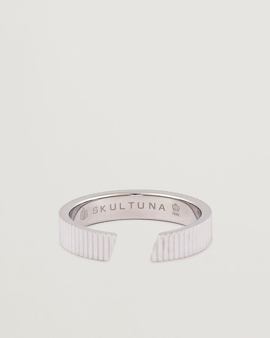 Herre | Smykker | Skultuna | Ribbed Ring Steel