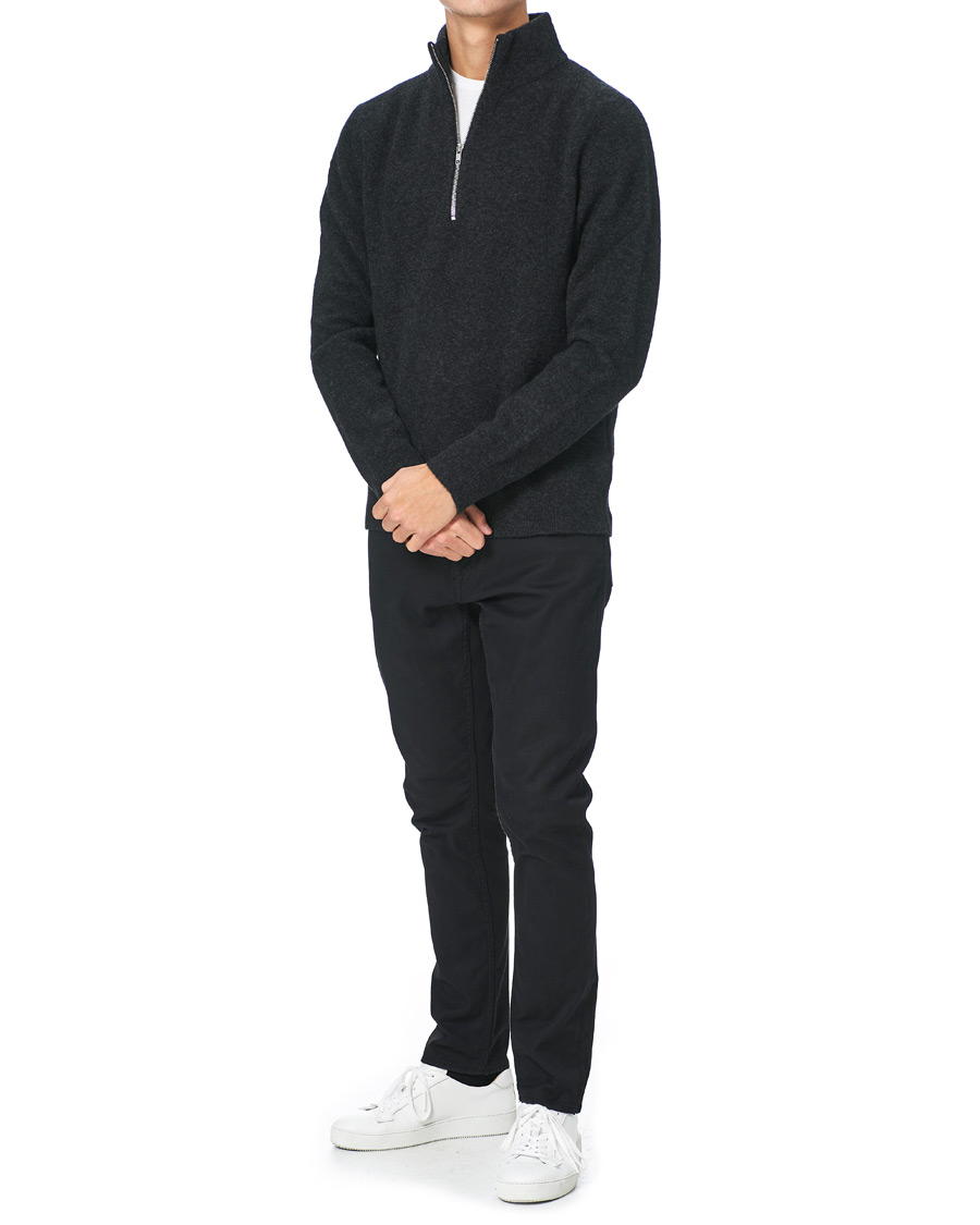 Herre | Gensere | Filippa K | Andrew Yak Sweater Charcoal Melange