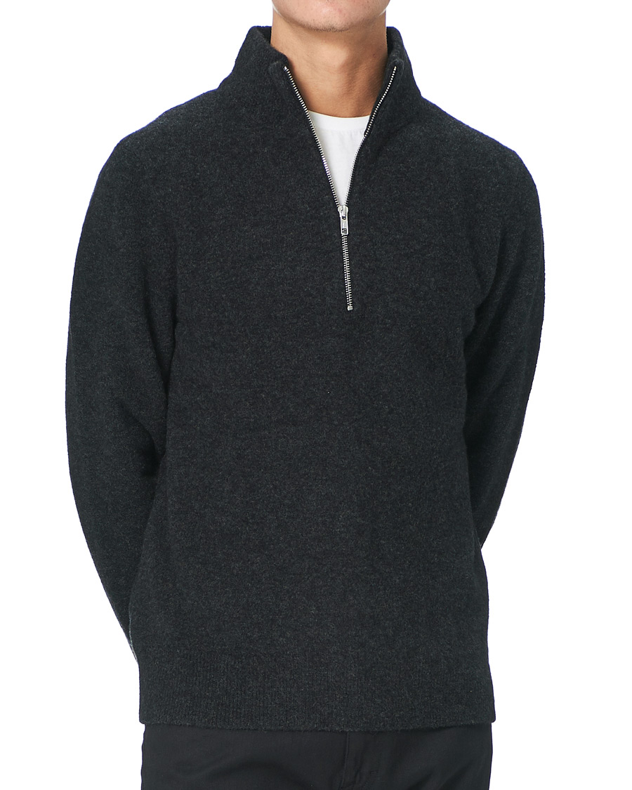 Herre | Gensere | Filippa K | Andrew Yak Sweater Charcoal Melange