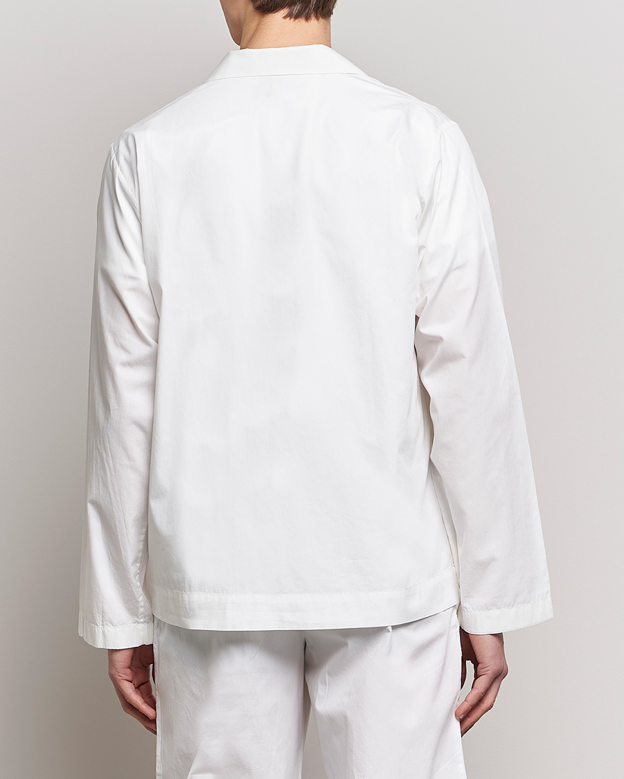 Herre | Pyjamaser og badekåper | Tekla | Poplin Pyjama Shirt Alabaster White