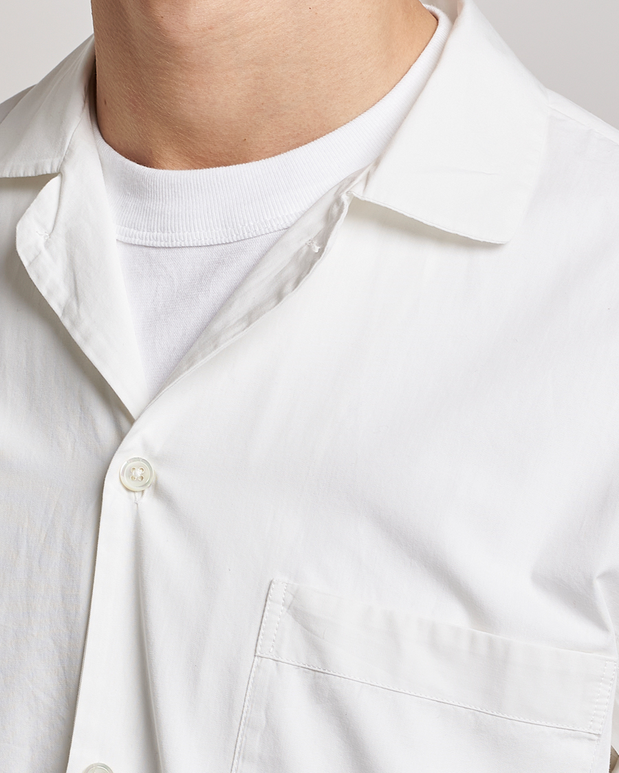 Herre | Pyjamaser og badekåper | Tekla | Poplin Pyjama Shirt Alabaster White