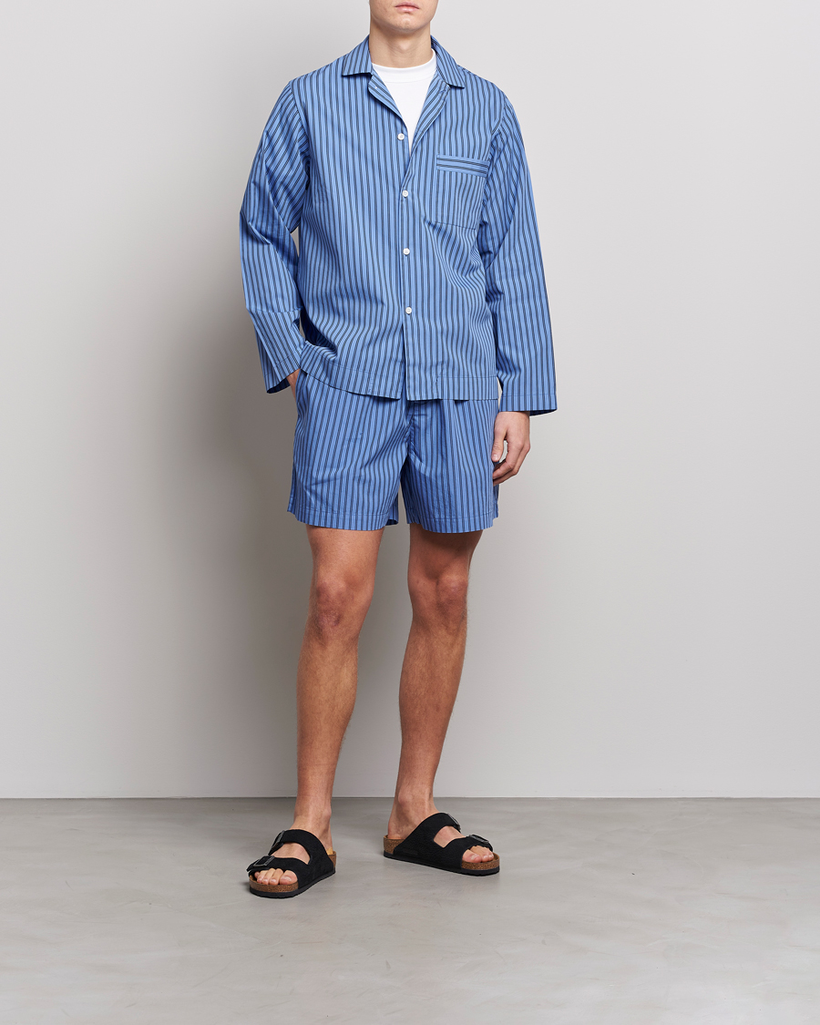 Herre | Pyjamaser og badekåper | Tekla | Poplin Pyjama Shirt Boro Stripes