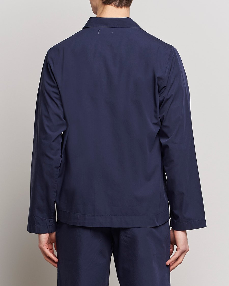 Herre | Pyjamaser og badekåper | Tekla | Poplin Pyjama Shirt True Navy