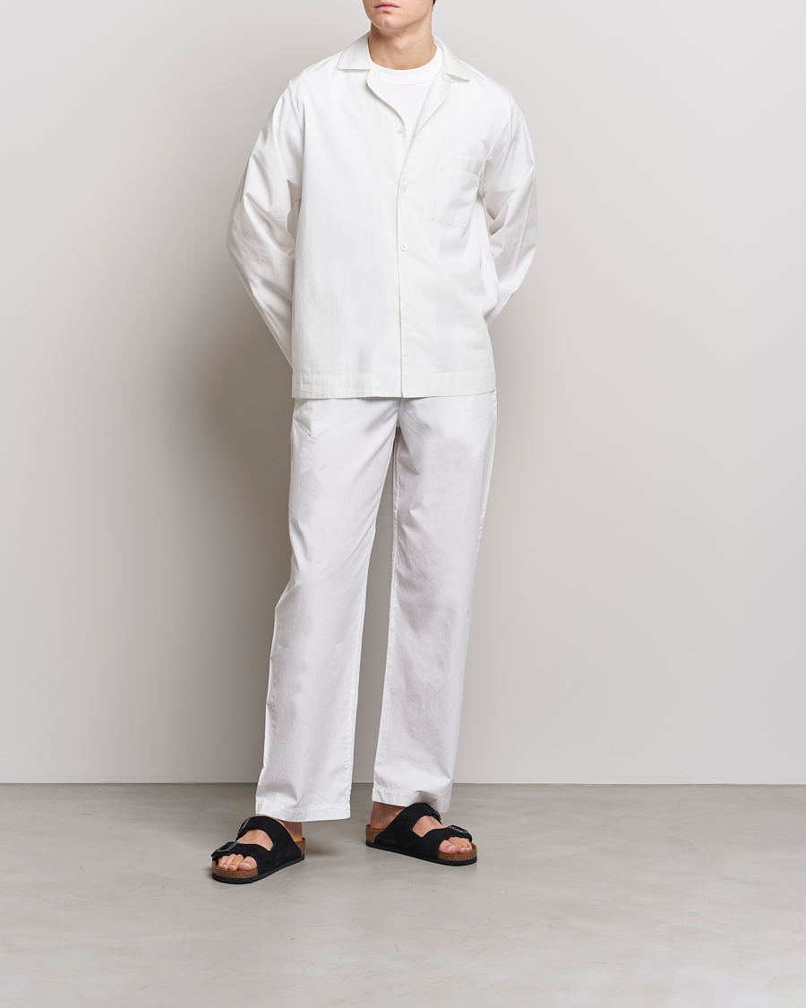 Herre | Pyjamaser og badekåper | Tekla | Poplin Pyjama Pants Alabaster White
