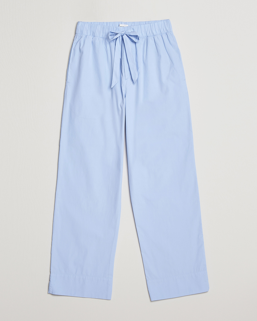 Herre | Pyjamaser og badekåper | Tekla | Poplin Pyjama Pants Light Blue