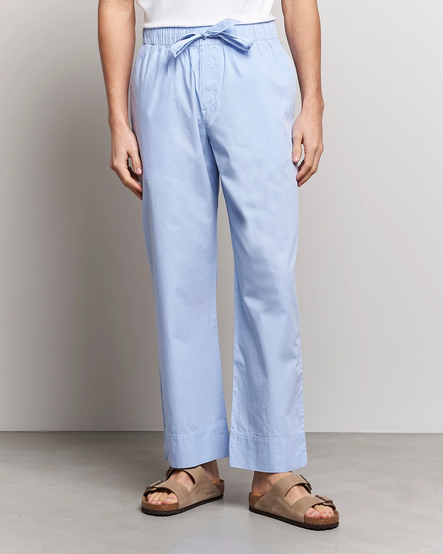 Herre | Pyjamaser | Tekla | Poplin Pyjama Pants Light Blue