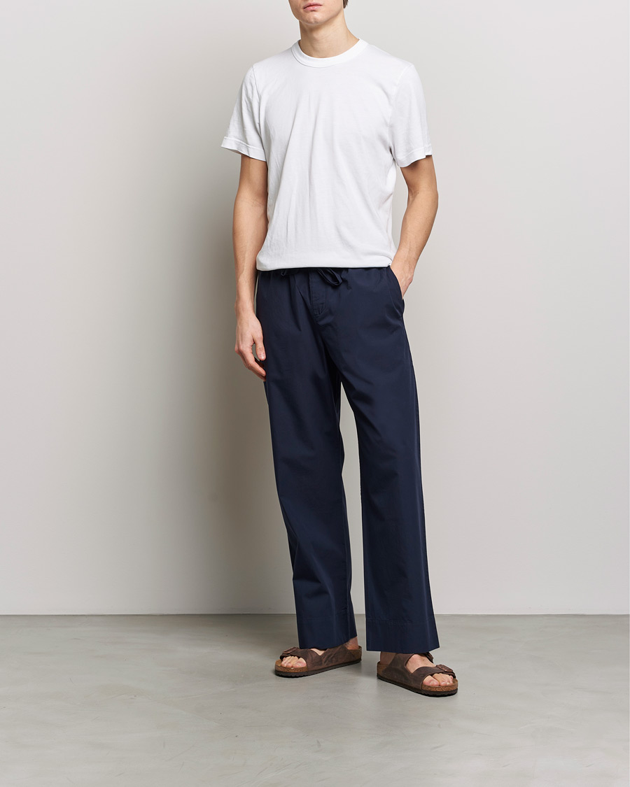 Herre | Pyjamaser og badekåper | Tekla | Poplin Pyjama Pants True Navy