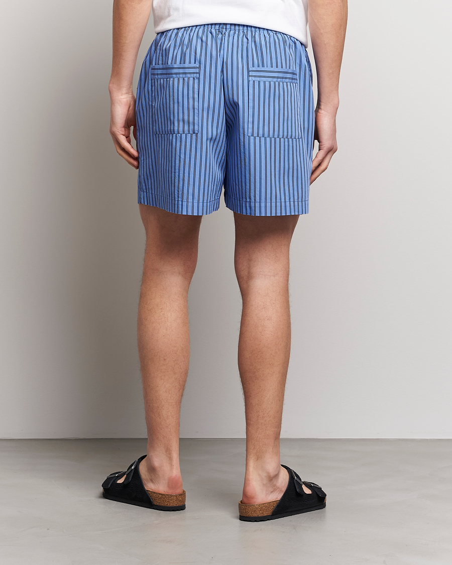 Herre | Pyjamaser og badekåper | Tekla | Poplin Pyjama Shorts Boro Stripes