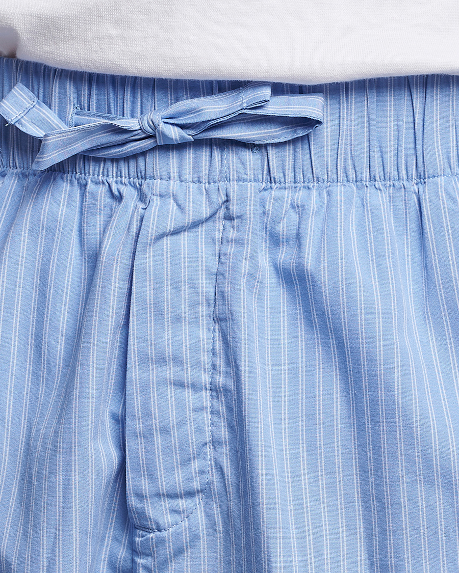 Herre | Pyjamaser og badekåper | Tekla | Poplin Pyjama Shorts Pin Stripes