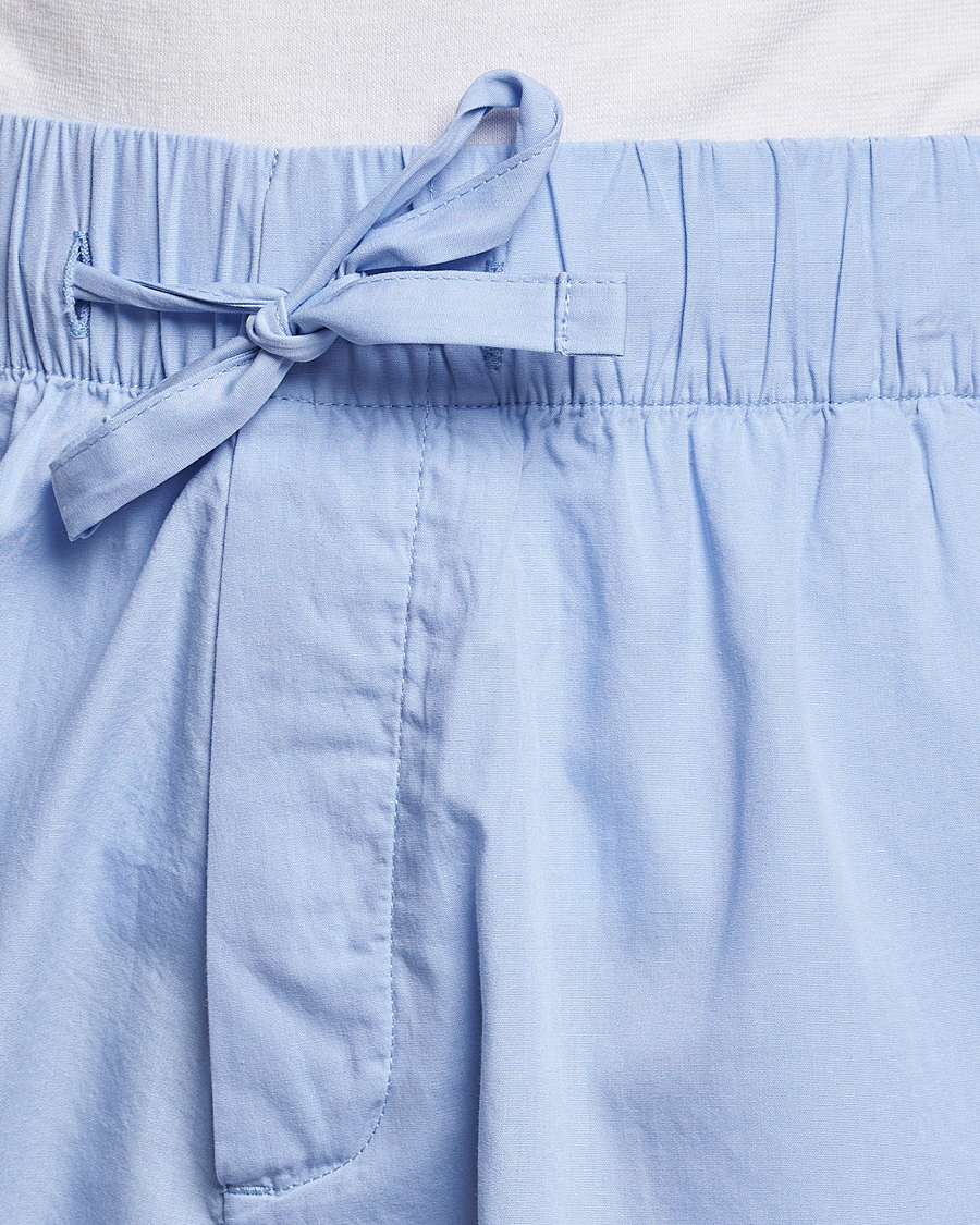 Herre | Pyjamaser og badekåper | Tekla | Poplin Pyjama Shorts Light Blue