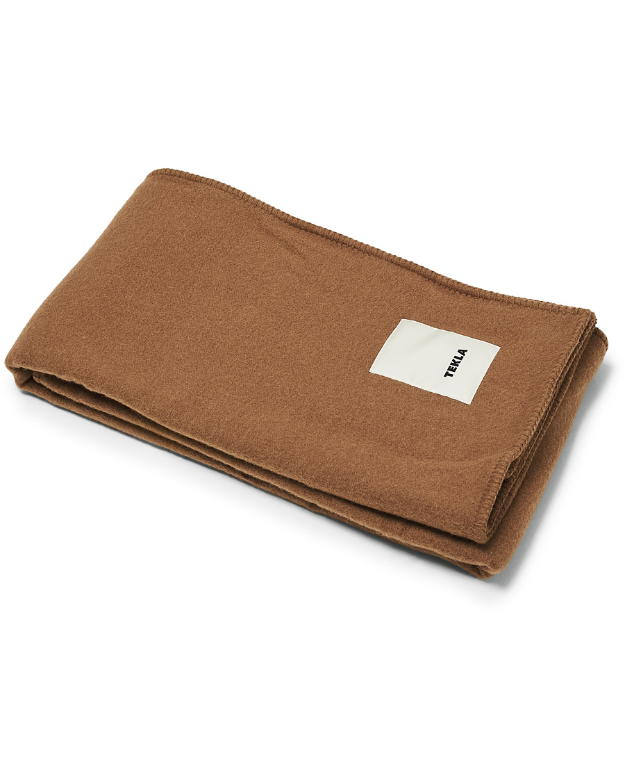 Herre | Tekla Pure New Wool Blanket Camel | Tekla | Pure New Wool Blanket Camel