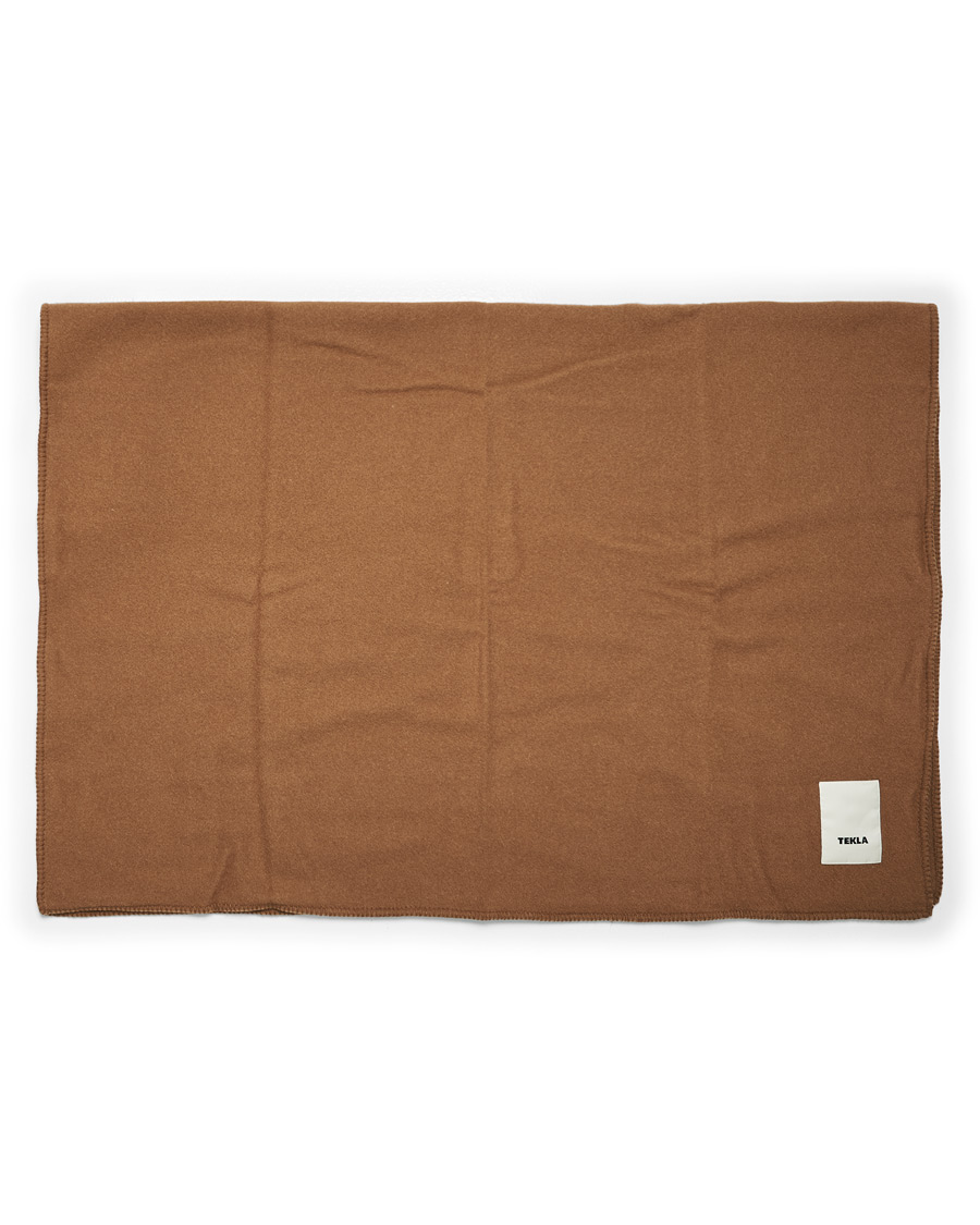 Herre | Tekla Pure New Wool Blanket Camel | Tekla | Pure New Wool Blanket Camel