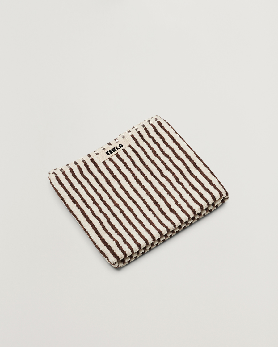 Herre | Tekstiler | Tekla | Organic Terry Hand Towel Kodiak Stripes