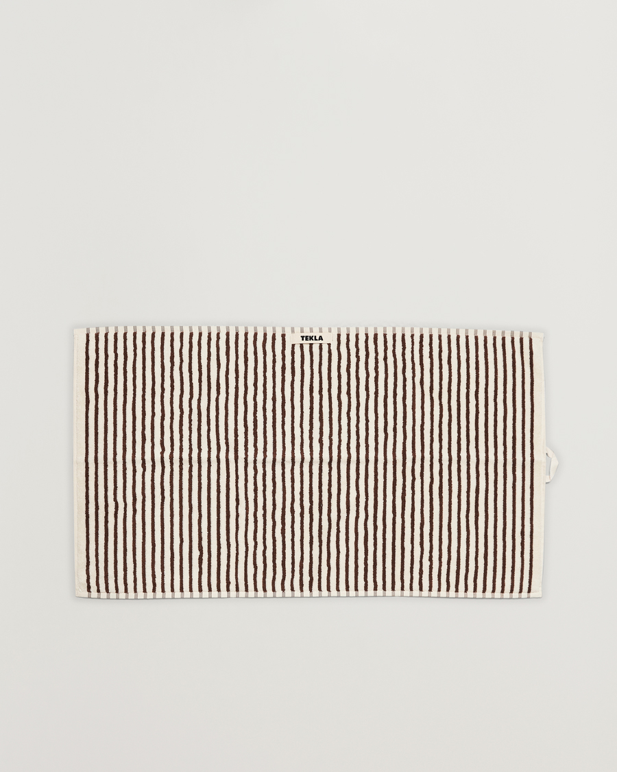 Herre | Tekstiler | Tekla | Organic Terry Hand Towel Kodiak Stripes