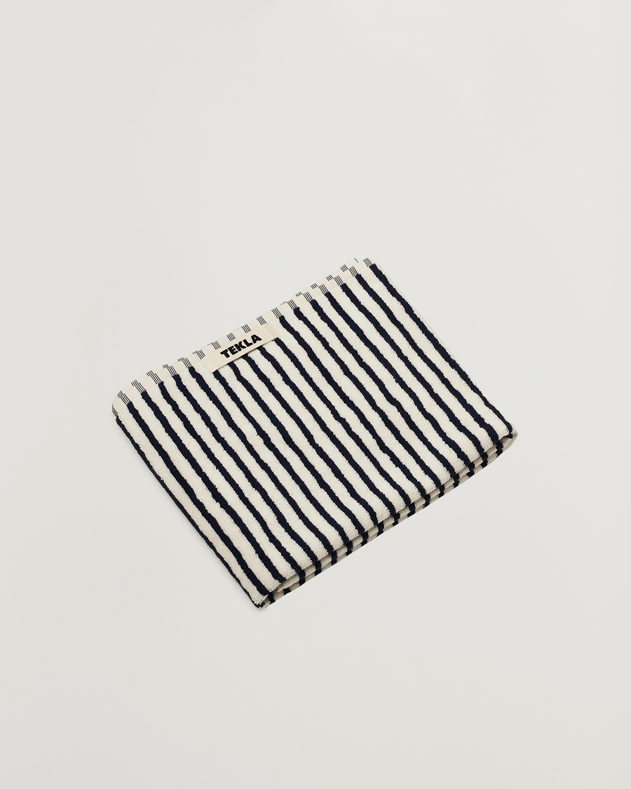 Herre | Tekstiler | Tekla | Organic Terry Hand Towel Sailor Stripes