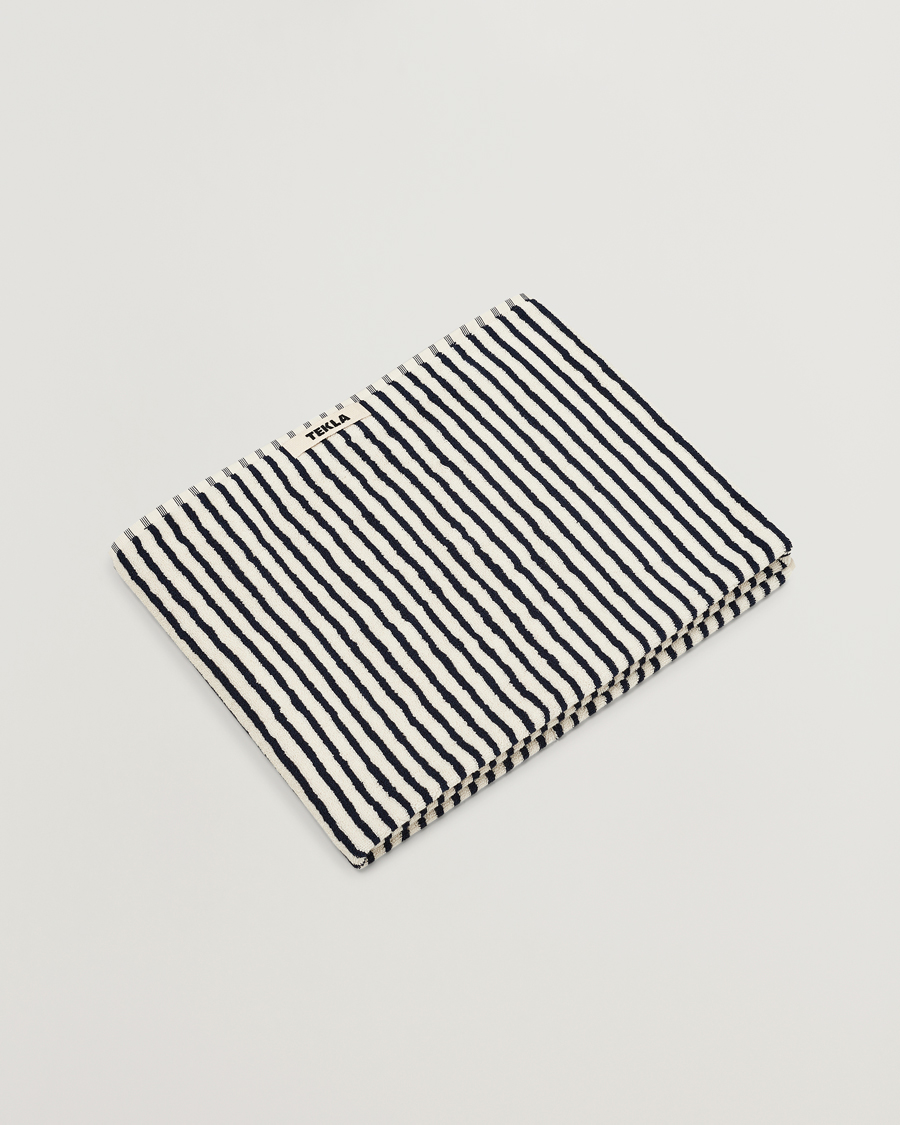 Herre | Tekstiler | Tekla | Organic Terry Bath Towel Sailor Stripes