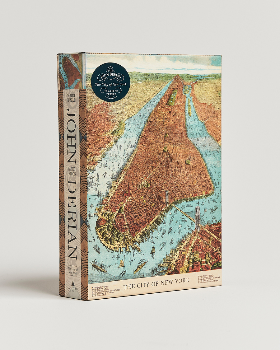 Herre | Spill og fritid | New Mags | John Derian-The City of New York 750 Pieces Puzzle