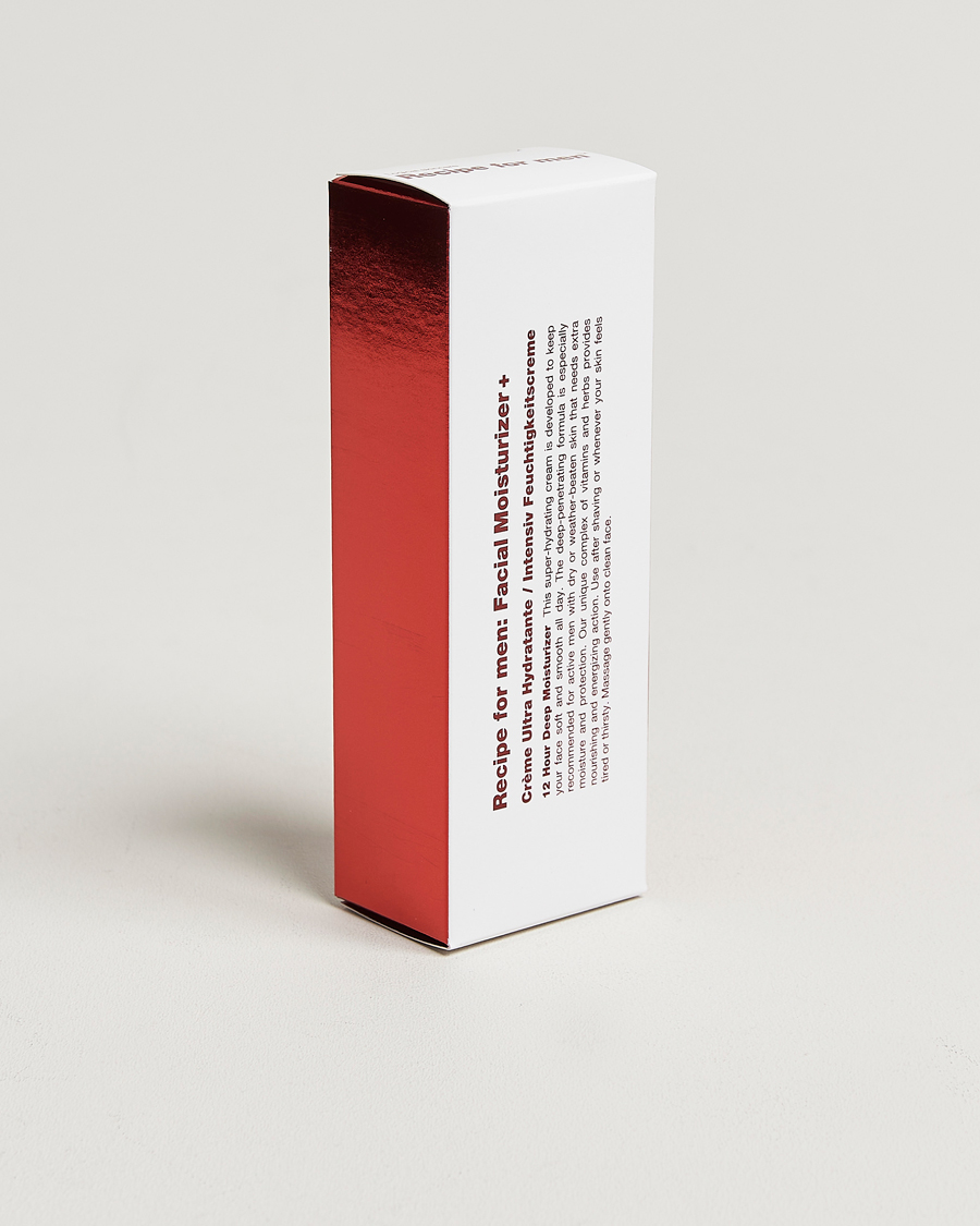 Herre | Hudpleie | Recipe for men | Facial Moisturizer+ 75ml