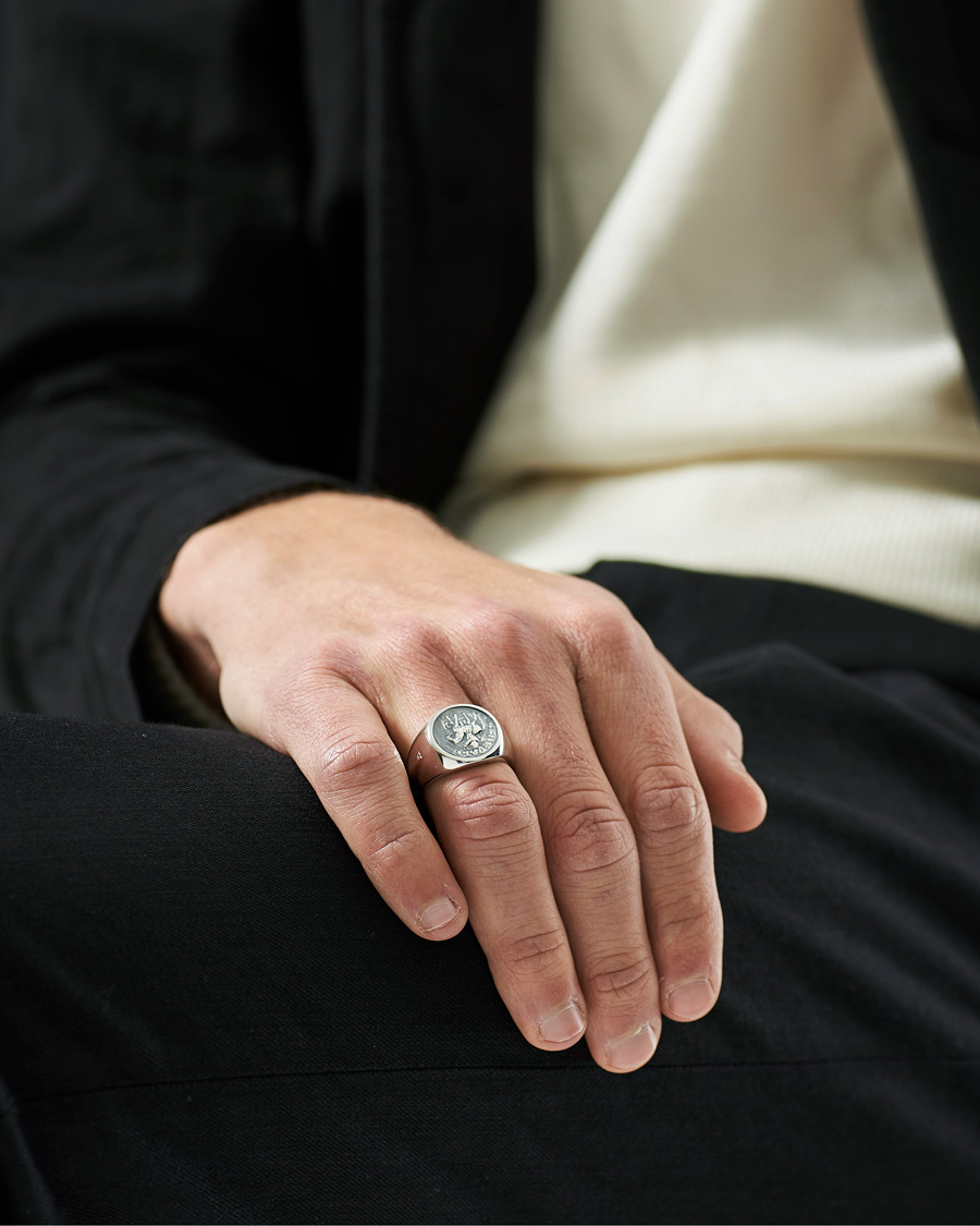 Herre | Tom Wood Coin Ring Silver | Tom Wood | Coin Ring Silver